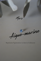 Bague initiale et pierre de naissance