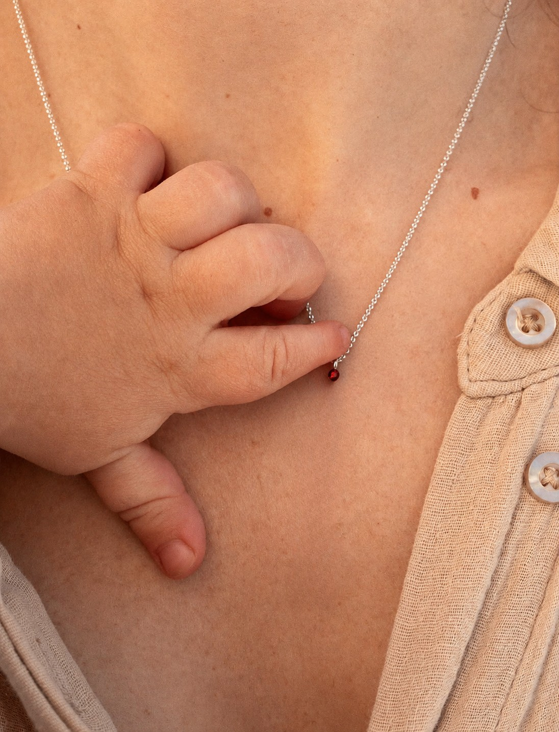 Collier pierre de naissance
